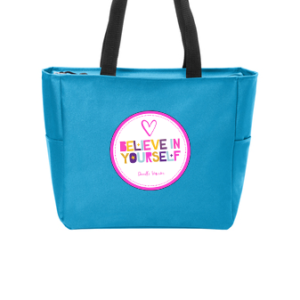 Tuquoise Believe in Yourself tote